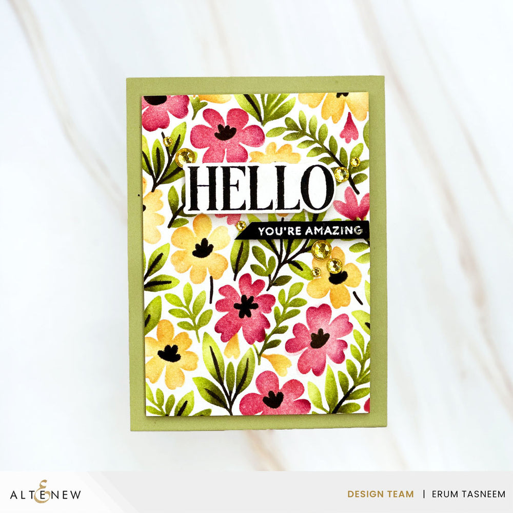 Stencil Art: Styled Backgrounds Layering Stencil Set (6 in 1) - Altenew