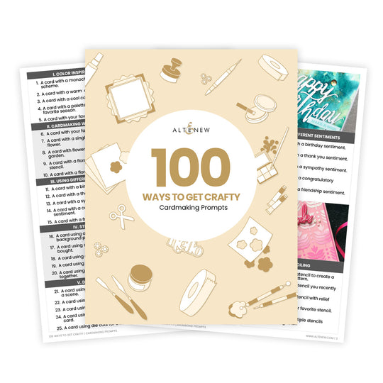 100 Creative Prompts for Cardmaking (Printable Sheets) | Altenew