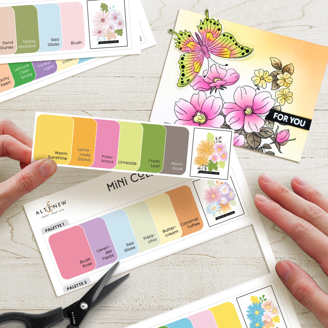 Printable Color Palette Chart.pdf Free Printable Color Palette for | 12 Altenew Ink Color Combinations