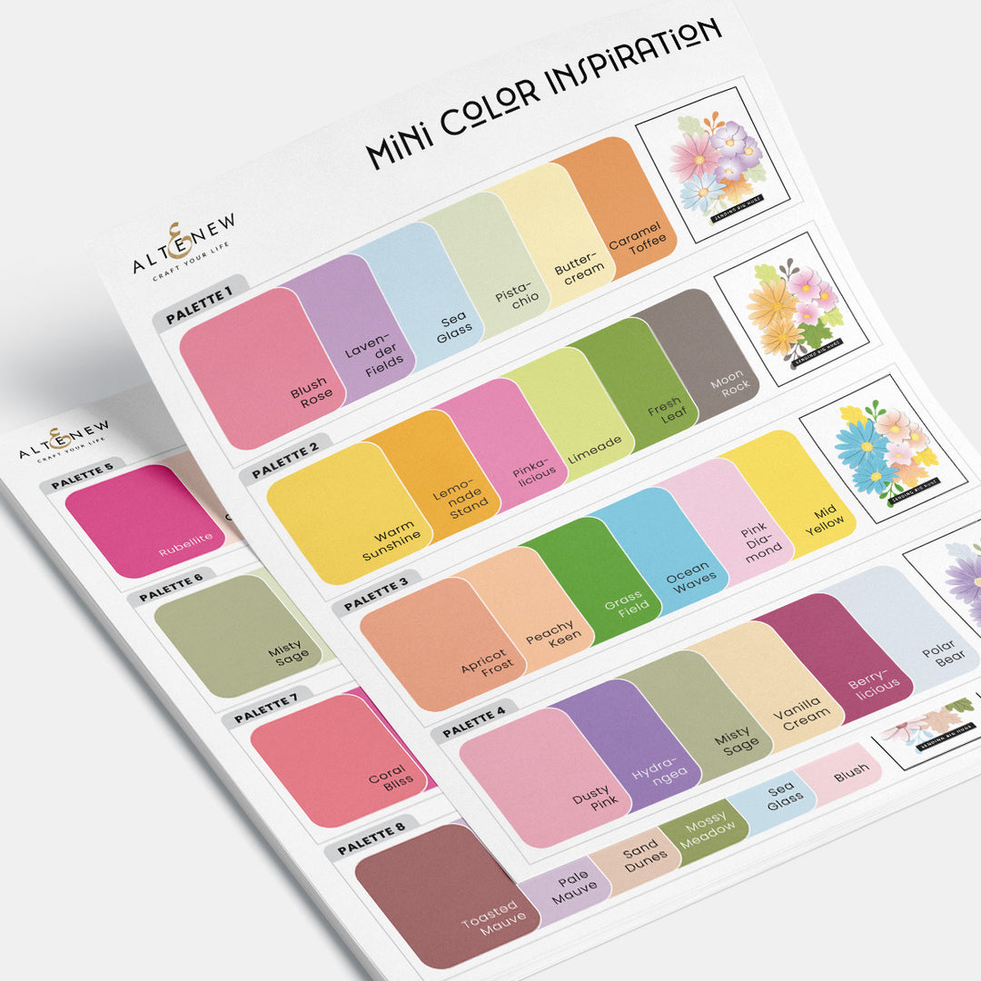 Printable Color Palette Chart.pdf Free Printable Color Palette for | 12 Altenew Ink Color Combinations