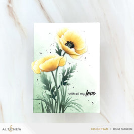Altenew Marvelous Monthly Series November 2026 release bundle featuring Wild Poppies floral stamp and die set.