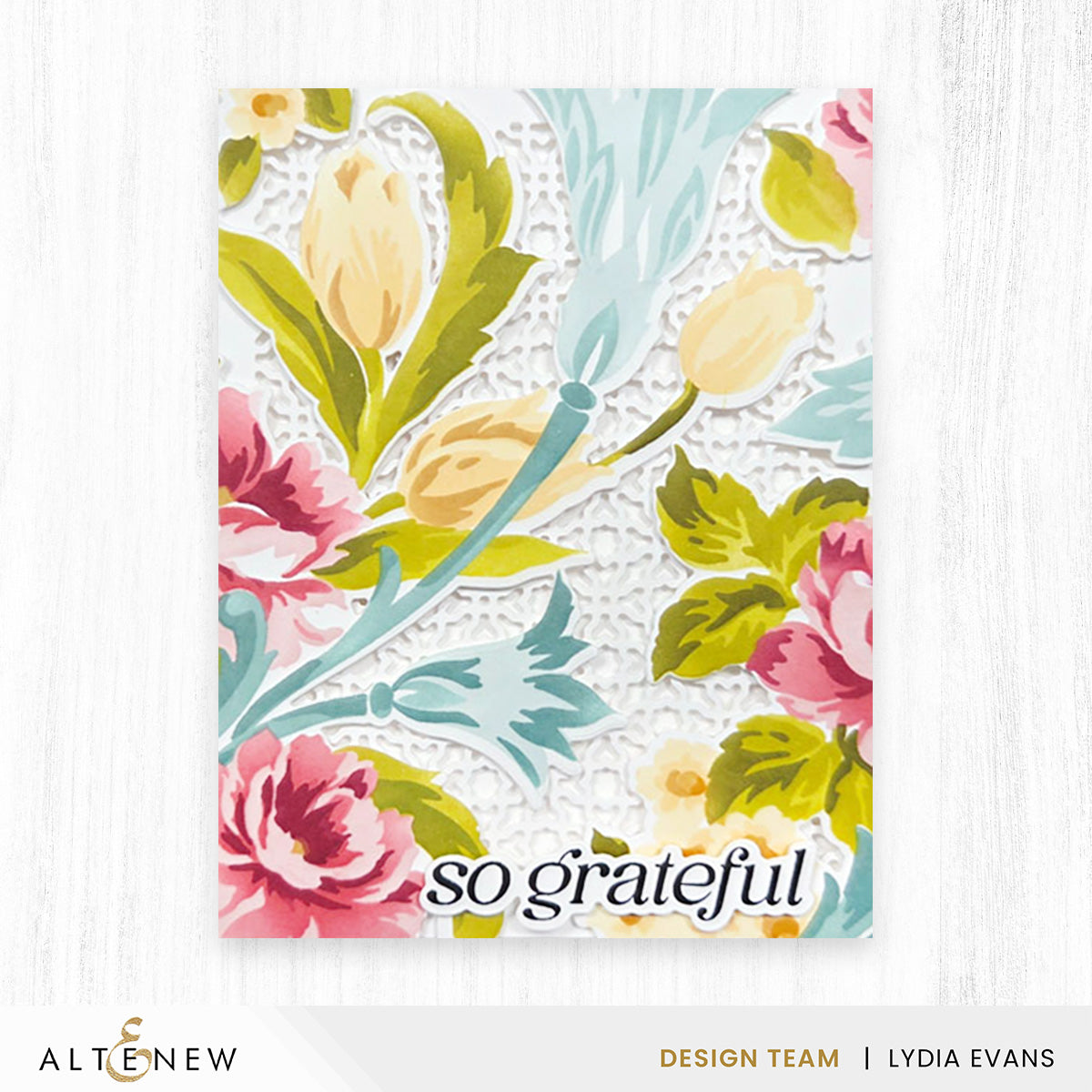 Build-A-Garden: Flourished Flora Add-On Die Set | Altenew