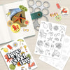 2-in-1 Printable A2 Backgrounds & Stickers (Summer Edition)