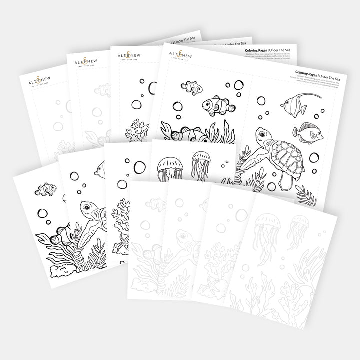 Printable Under The Sea Coloring Pages