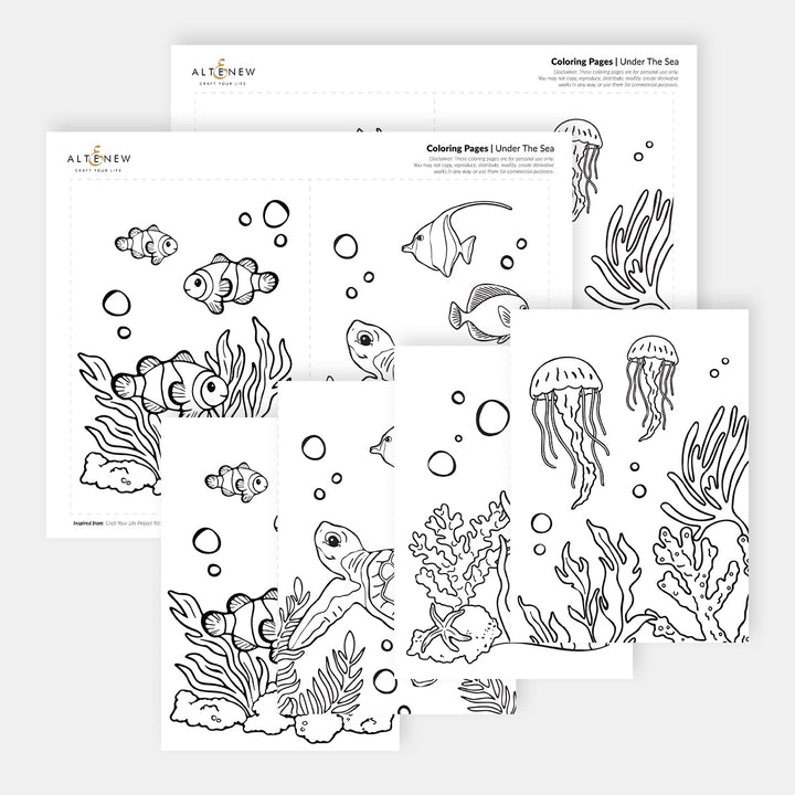 Printable Under The Sea Coloring Pages