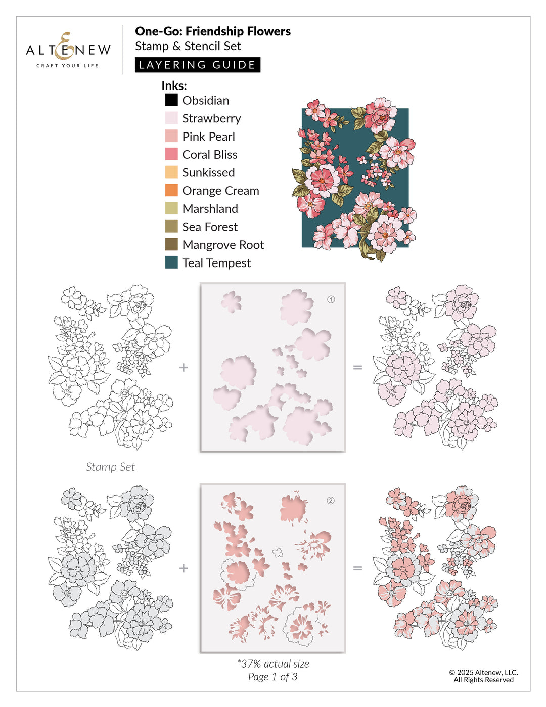 One-Go: Friendship Flowers - Altenew