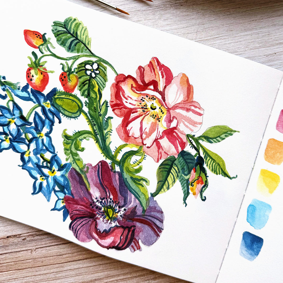 Watercolor Compact - Bold Ember - Altenew