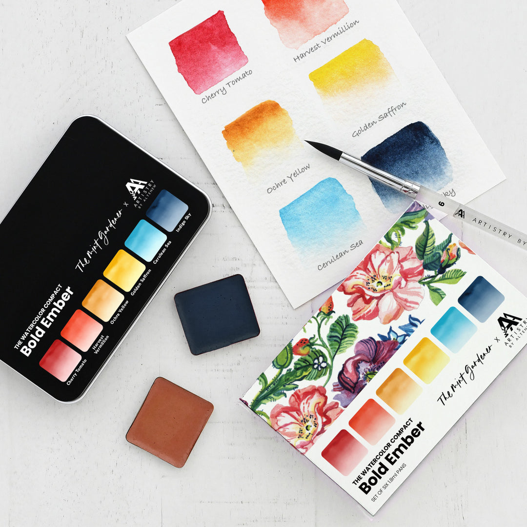 Watercolor Compact - Bold Ember - Altenew