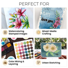 Watercolor Compact - Bold Ember