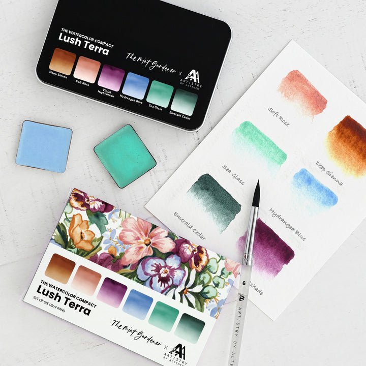 Watercolor Compact - Lush Terra - Altenew