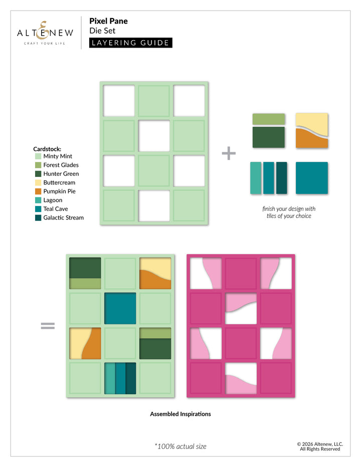 Pixel Pane Die Set - Altenew