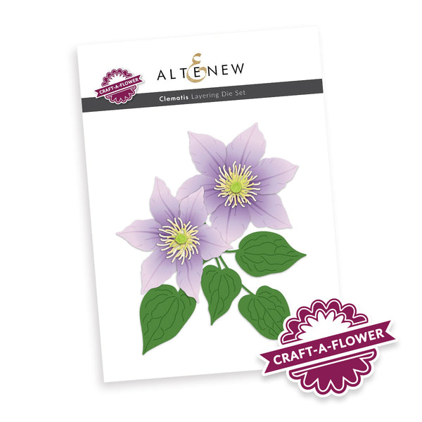 Craft-A-Flower: Clematis Layering Die Set - Altenew