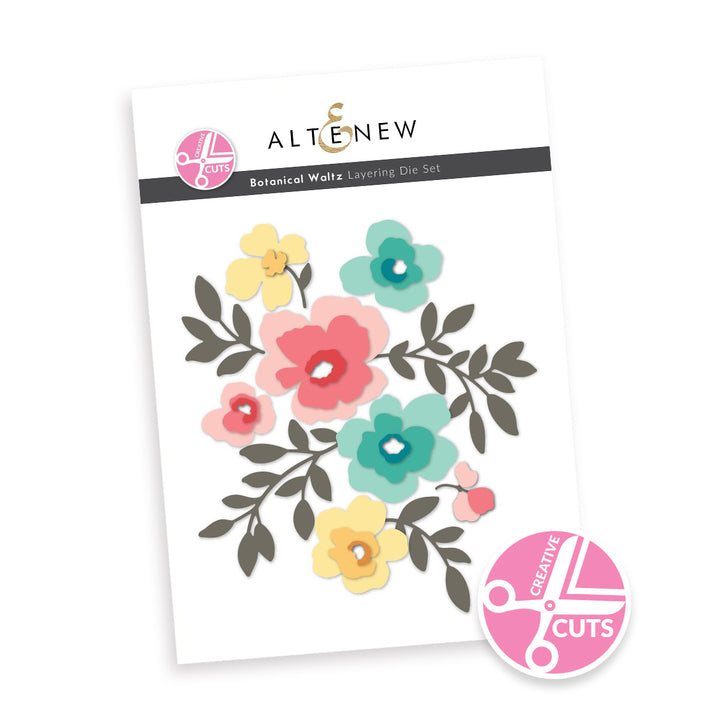 Creative Cuts: Botanical Waltz Layering Die Set - Altenew