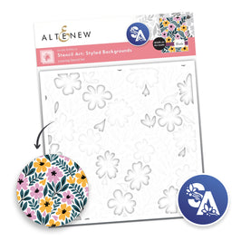 Stencil Art: Styled Backgrounds Layering Stencil Set (6 in 1) - Altenew