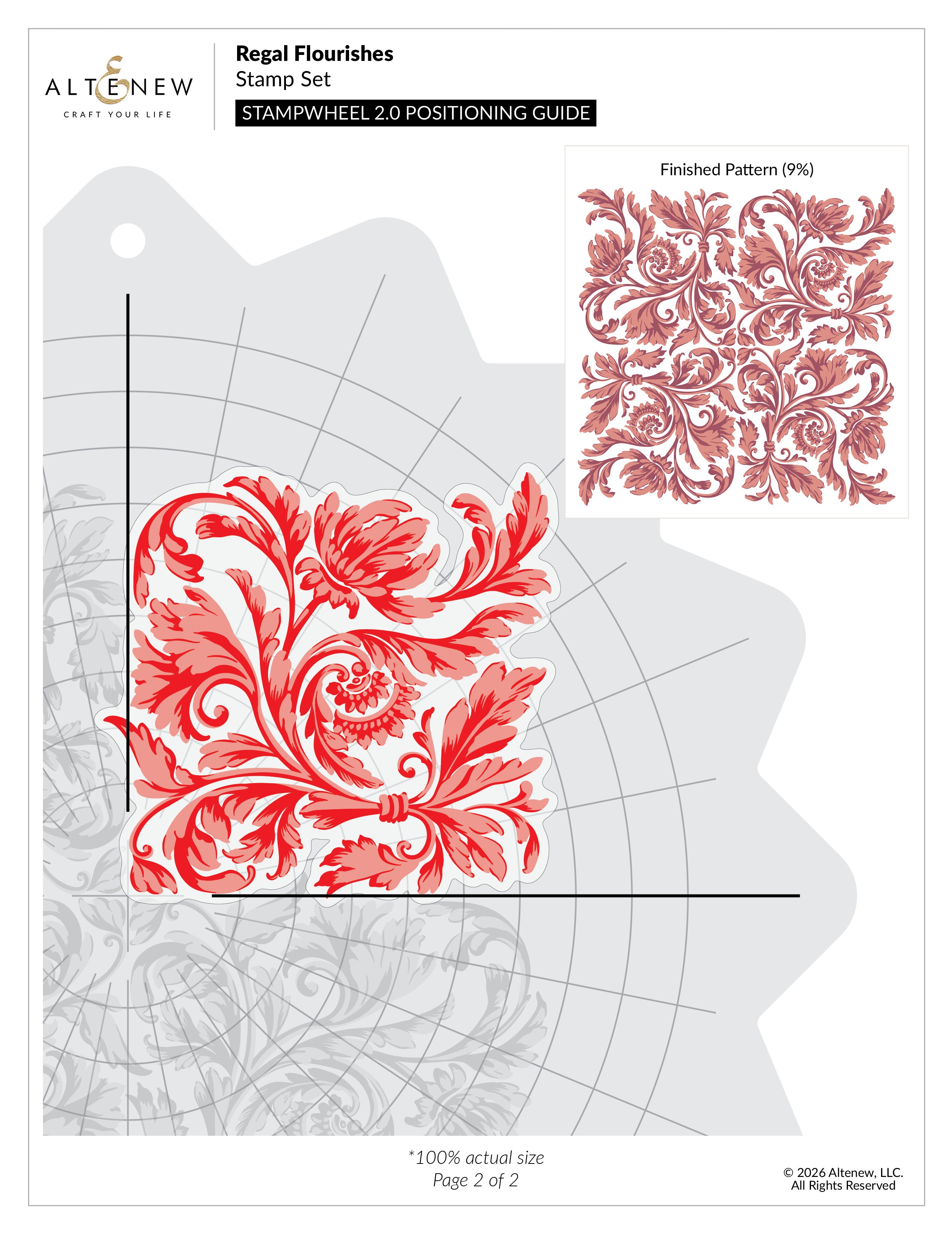 激レア　断捨離セール！デザイン画　ornamental cartouches Regal Flourishes Stamp & Die Bundle | Altenew