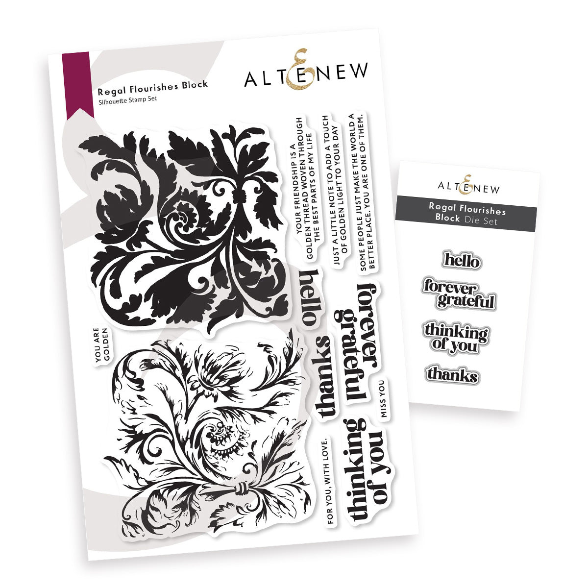 Regal Flourishes Stamp & Die Bundle | Altenew