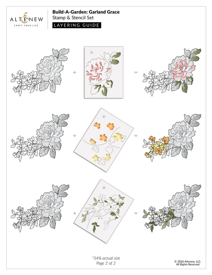Build-A-Garden: Garland Grace & Add-on Die Bundle - Altenew