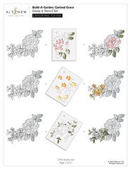 Build-A-Garden: Garland Grace & Add-on Die Bundle - Altenew