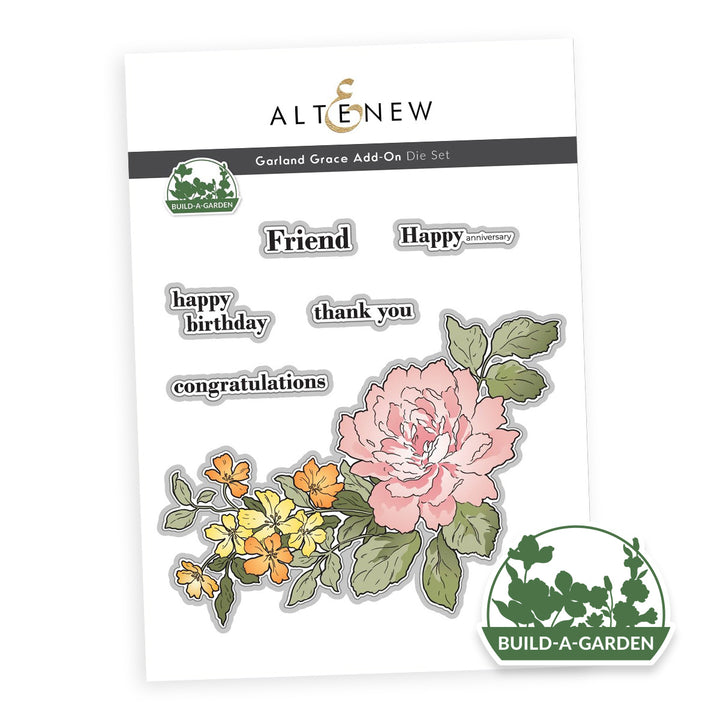 Build-A-Garden: Garland Grace Add-On Die Set - Altenew