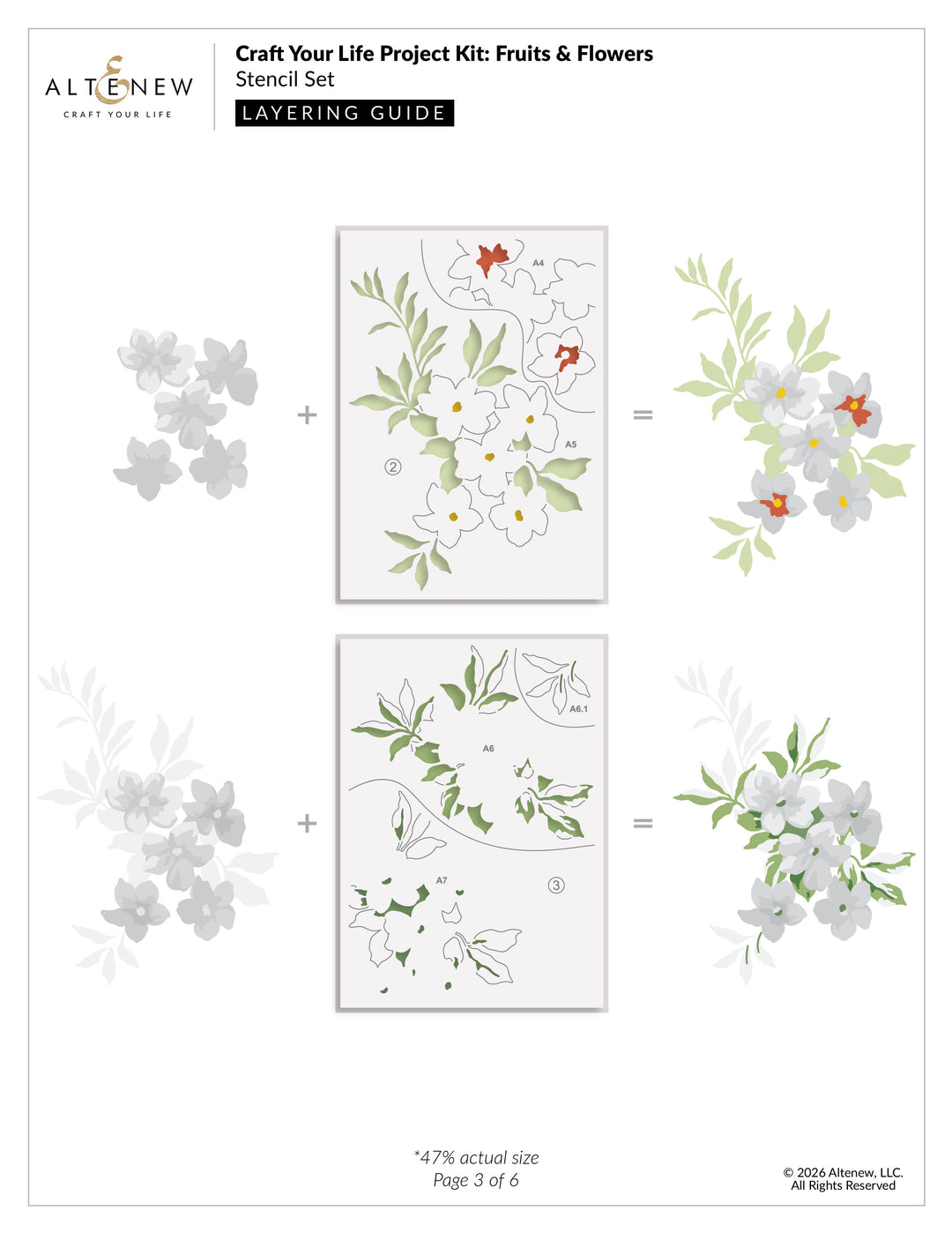 Craft Your Life Project Kit: Fruits & Flowers - Altenew