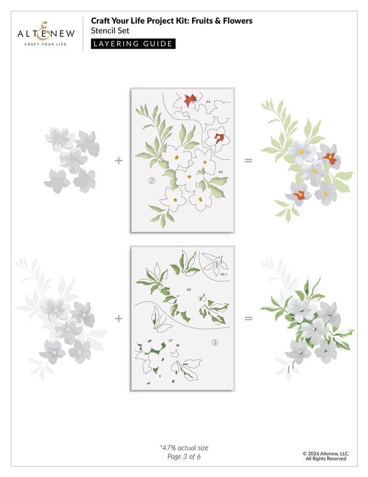 Craft Your Life Project Kit: Fruits & Flowers - Altenew