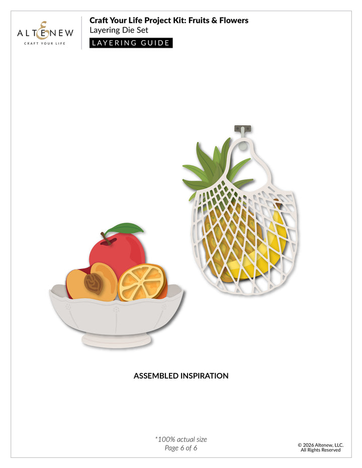 Craft Your Life Project Kit: Fruits & Flowers - Altenew