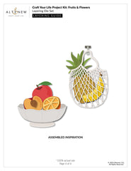 Craft Your Life Project Kit: Fruits & Flowers & Add-On Die Bundle - Altenew