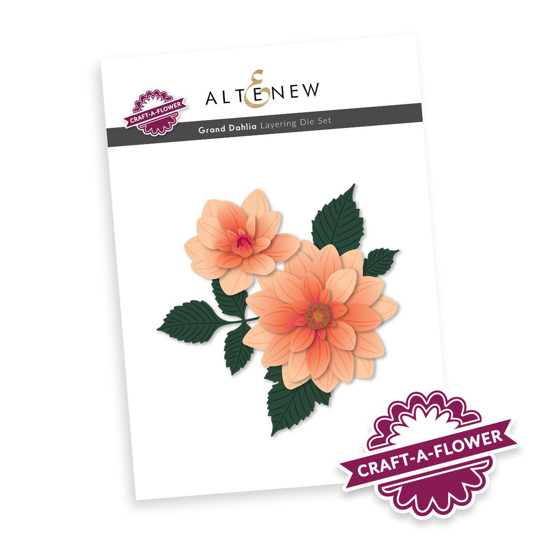 Craft-A-Flower: Grand Dahlia Layering Die Set - Altenew