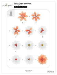 Craft-A-Flower: Grand Dahlia Layering Die Set - Altenew