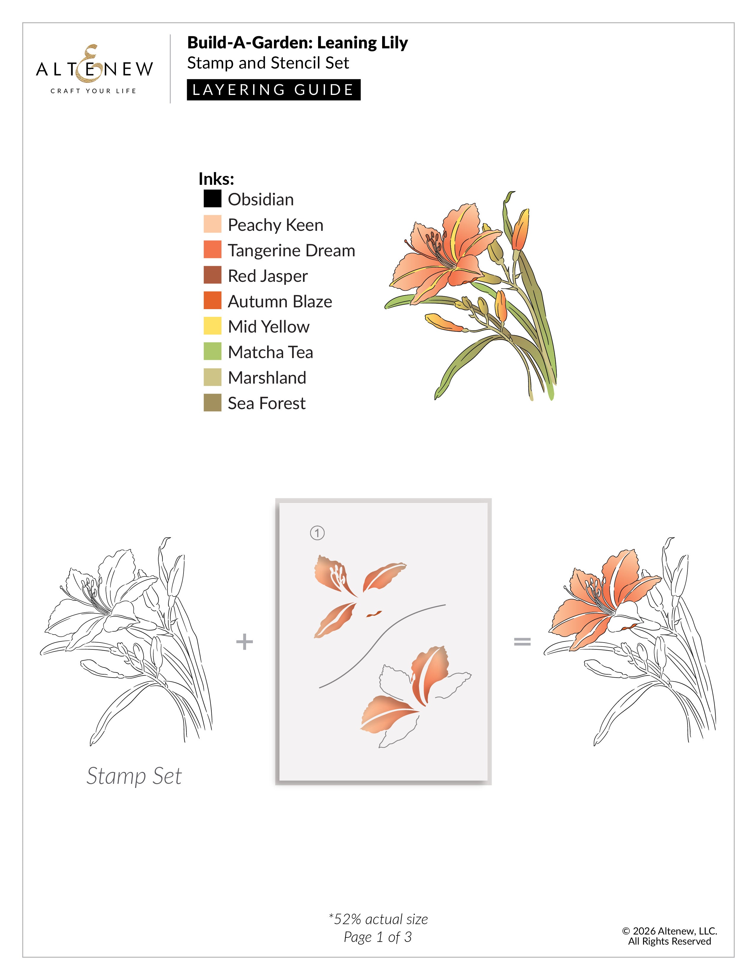 Build-A-Garden: Leaning Lily | Altenew