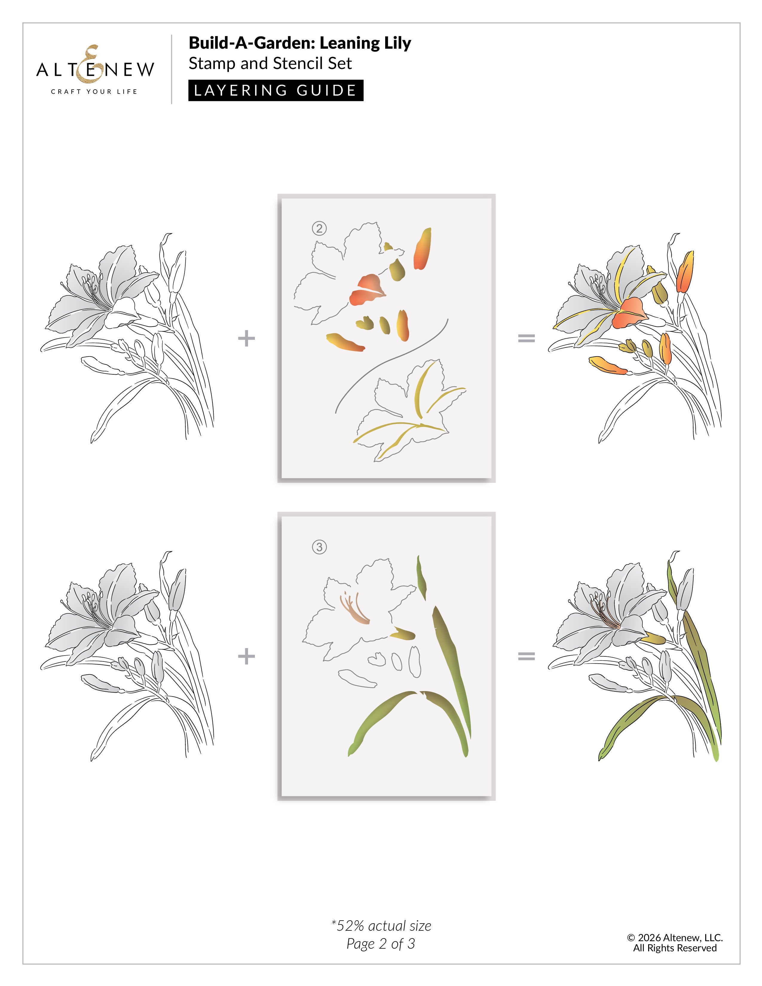 Build-A-Garden: Leaning Lily | Altenew