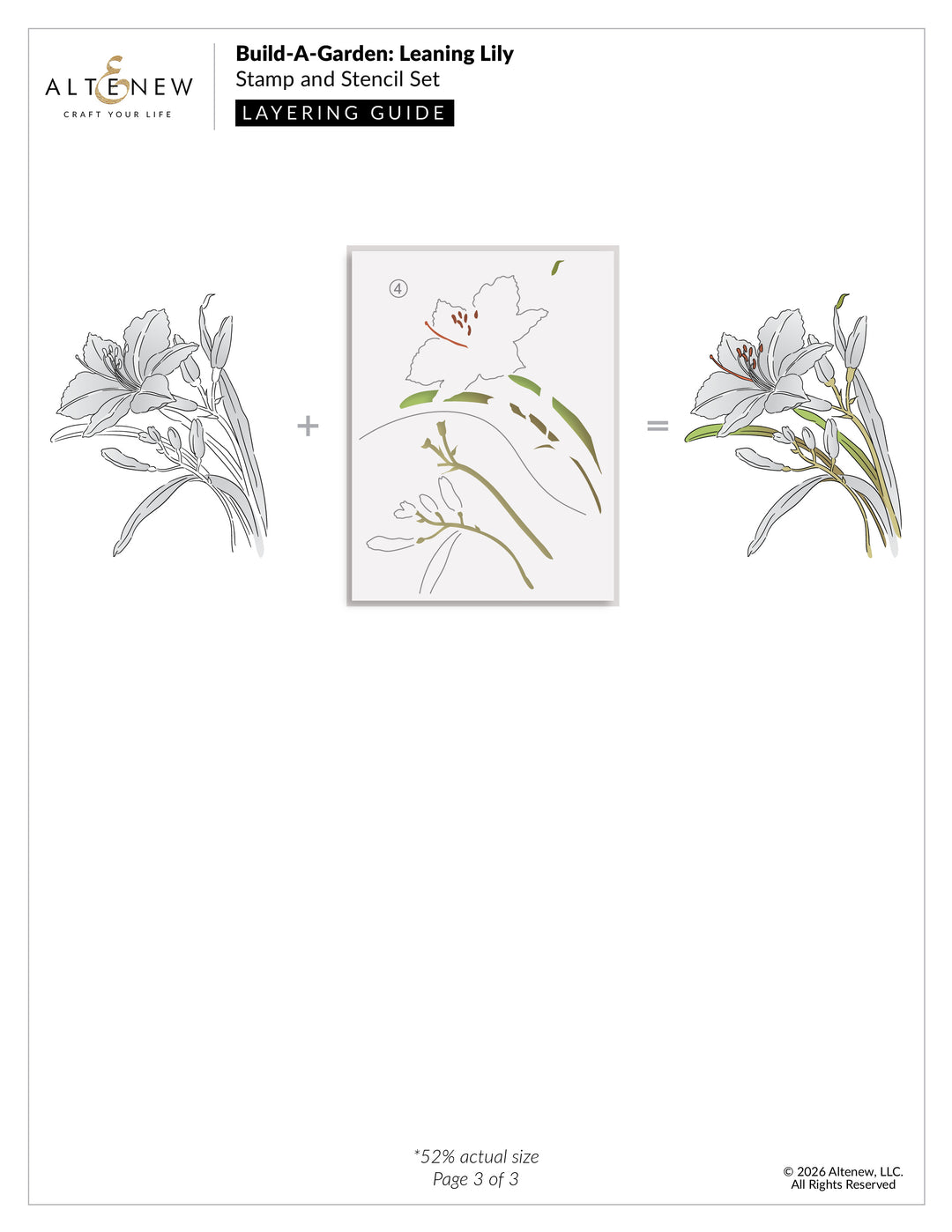 Build-A-Garden: Leaning Lily - Altenew