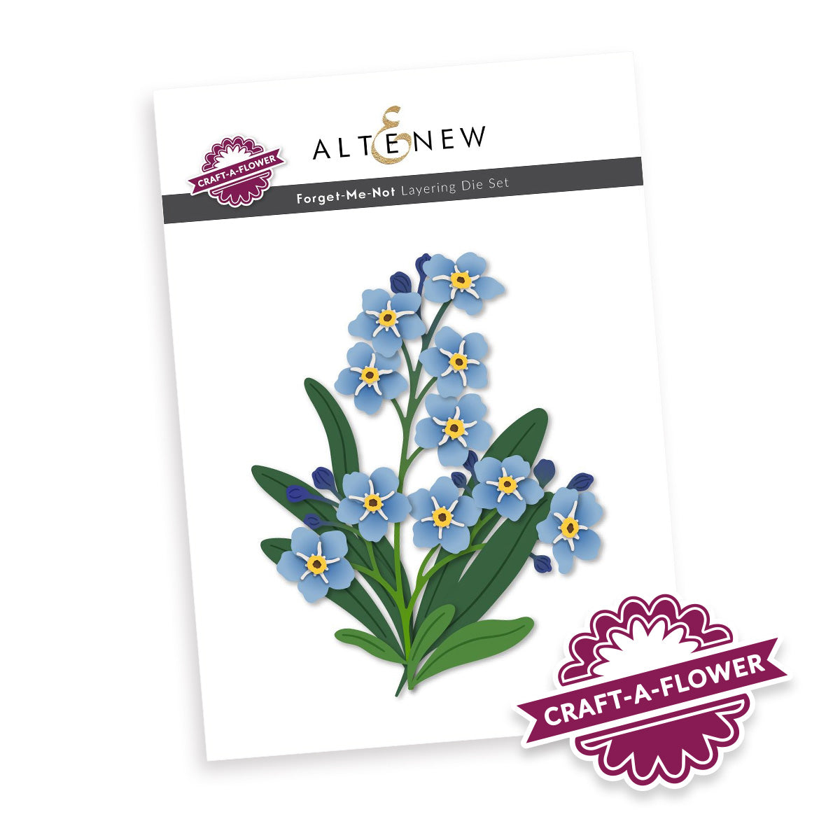 Craft-A-Flower: Forget-Me-Not Layering Die Set | Altenew
