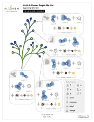 Craft-A-Flower: Forget-Me-Not Layering Die Set - Altenew