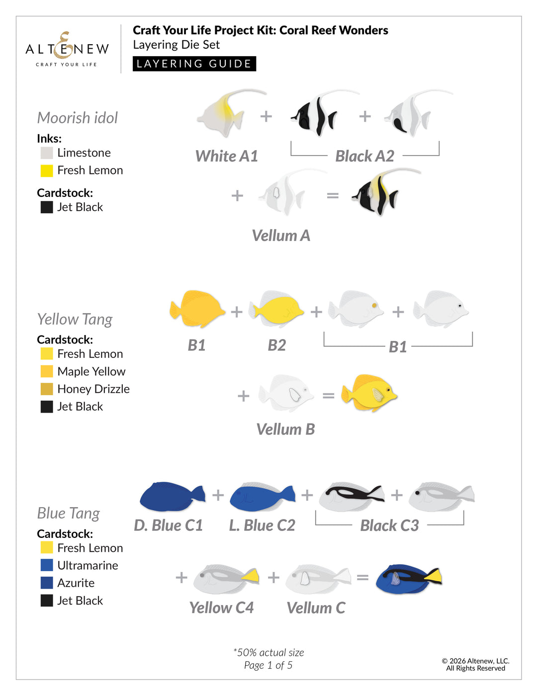 Craft Your Life Project Kit: Coral Reef Wonders - Altenew