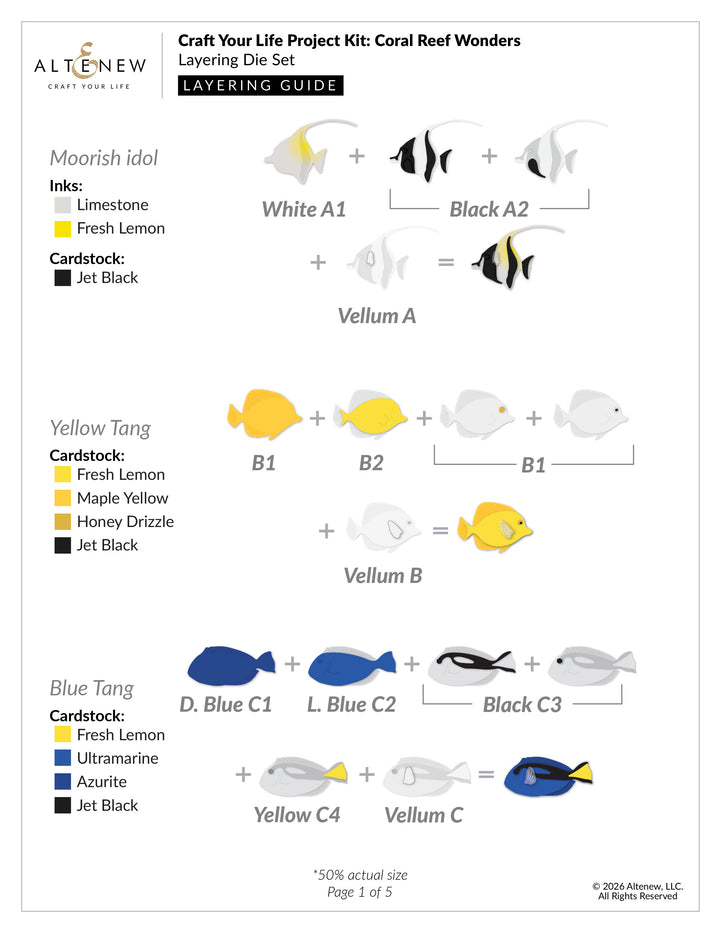 Craft Your Life Project Kit: Coral Reef Wonders - Altenew