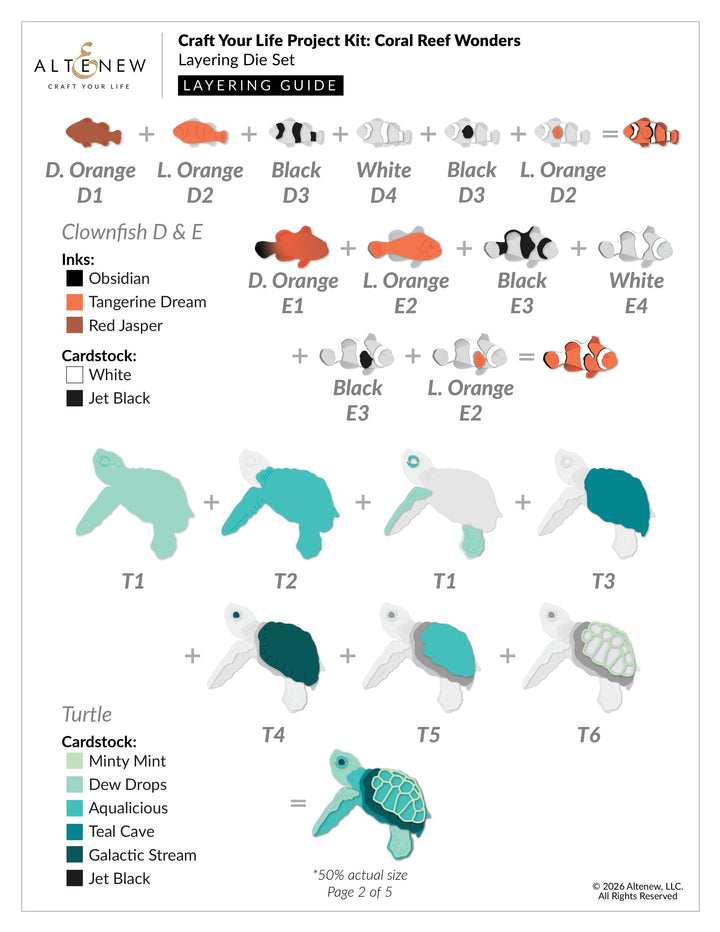Craft Your Life Project Kit: Coral Reef Wonders - Altenew
