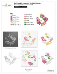 Craft Your Life Project Kit: Coral Reef Wonders - Altenew