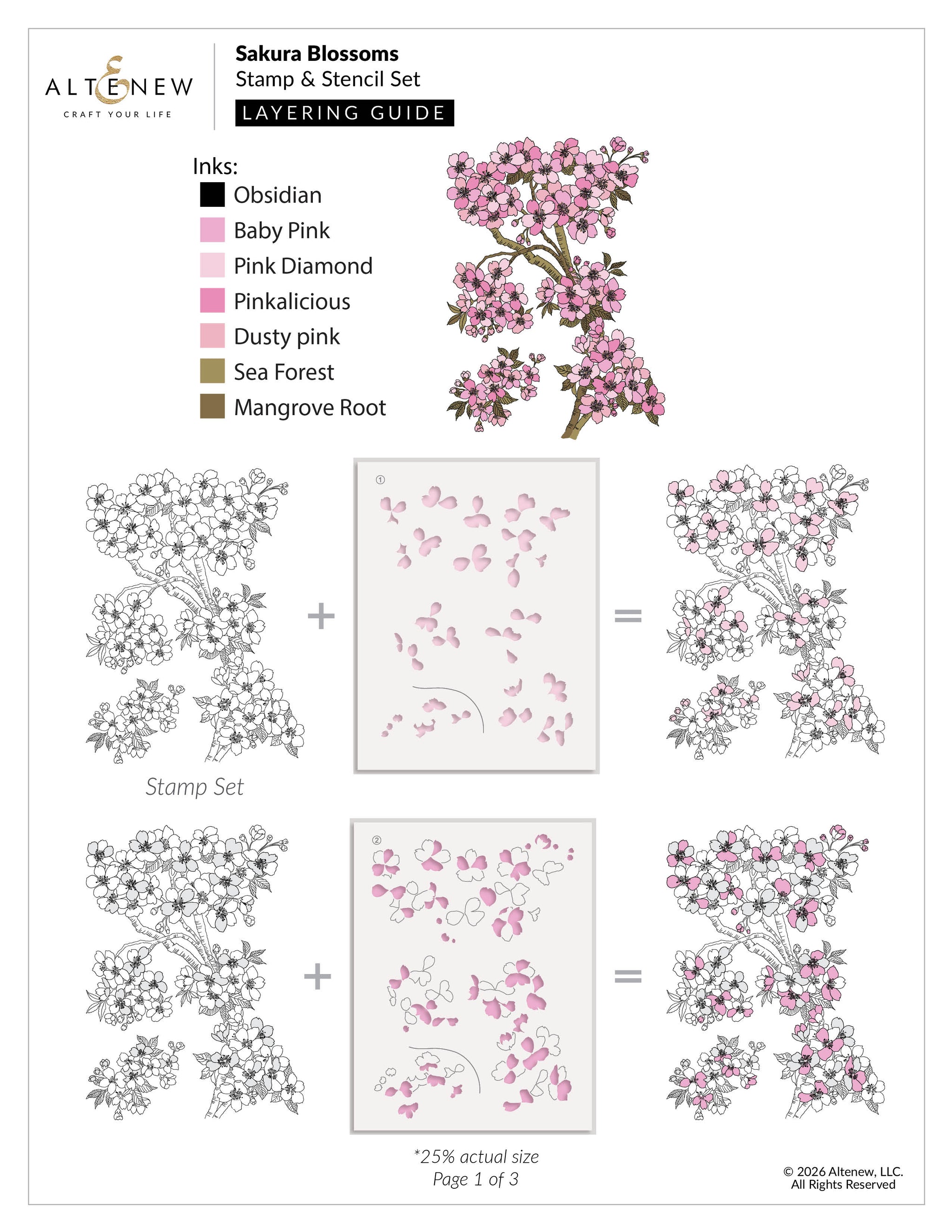 Sakura Blossoms - Altenew