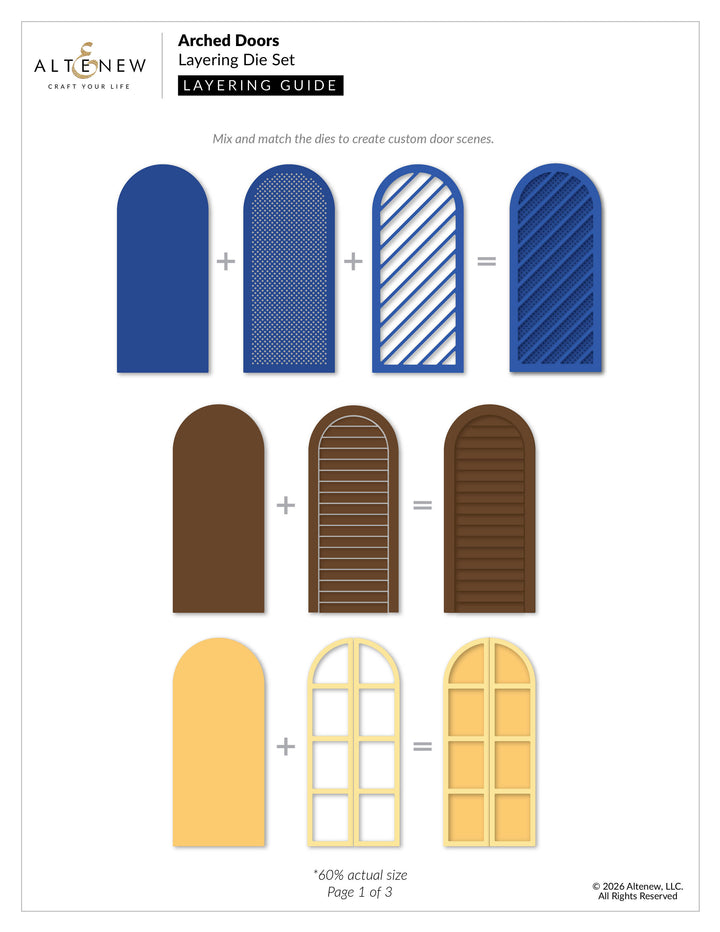 Arched Doors Layering Die Set - Altenew