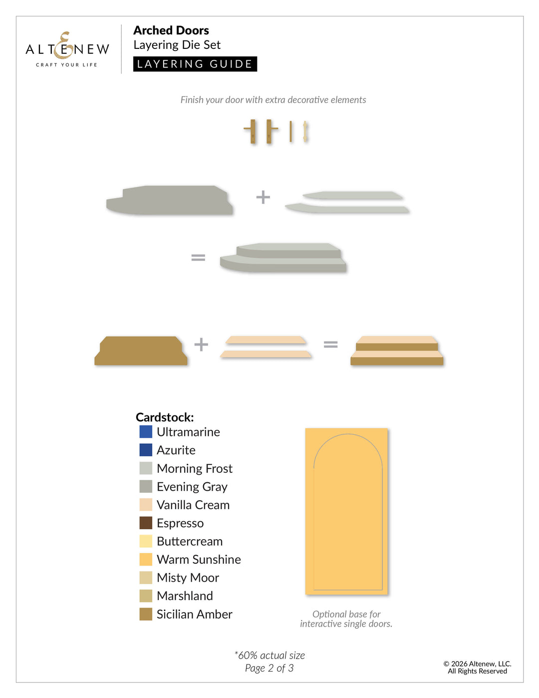 Arched Doors Layering Die Set - Altenew