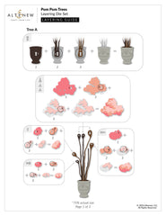 Pom Pom Trees Layering Die Set - Altenew