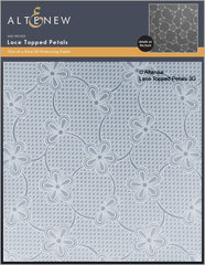 Lace Topped Petals 3D Embossing Folder - Altenew