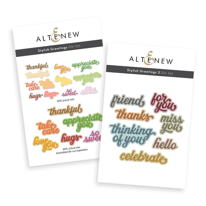 Stylish Greetings Die Bundle - Altenew