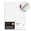 Double-sided Adhesive Sheets - 8.5" x 11" (5 sheets/set)