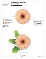 Craft-A-Flower: Gerbera Daisy Layering Die Set - Altenew