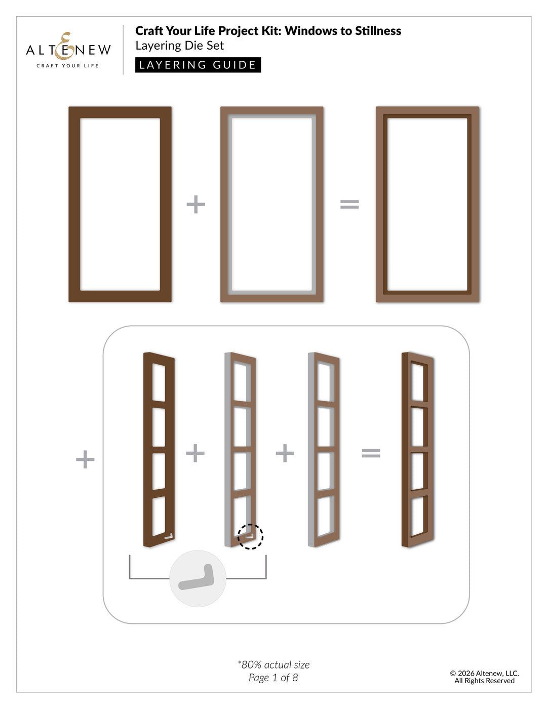 Craft Your Life Project Kit: Windows to Stillness - Altenew