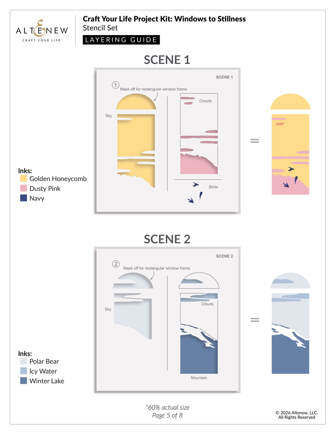 Craft Your Life Project Kit: Windows to Stillness - Altenew