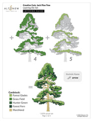 Creative Cuts: Jack Pine Tree Layering Die Set - Altenew