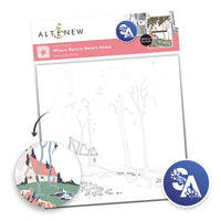 Stencil Art: Where Nature Meets Home Layering Stencil Set (6 in 1)